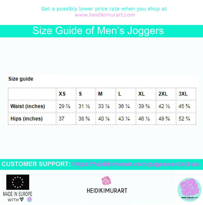 Grey White Abstract Men's Joggers, Tie Dye Designer Premium Sweatpants For Men - Made in USA/EU/MX