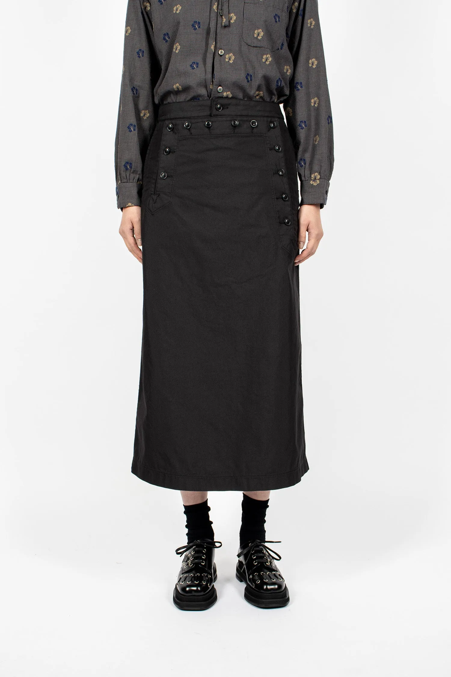 Sailor Skirt Black Twill
