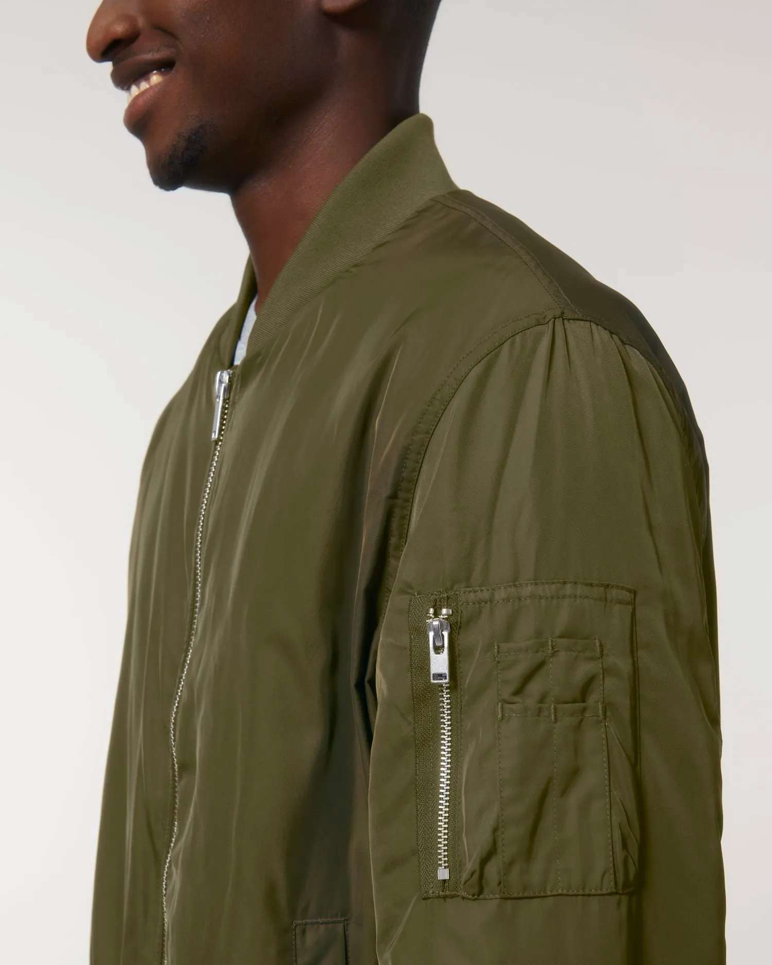 Unisex Recycled Bomber Jacket | Bomber Padded Jacket STJU844